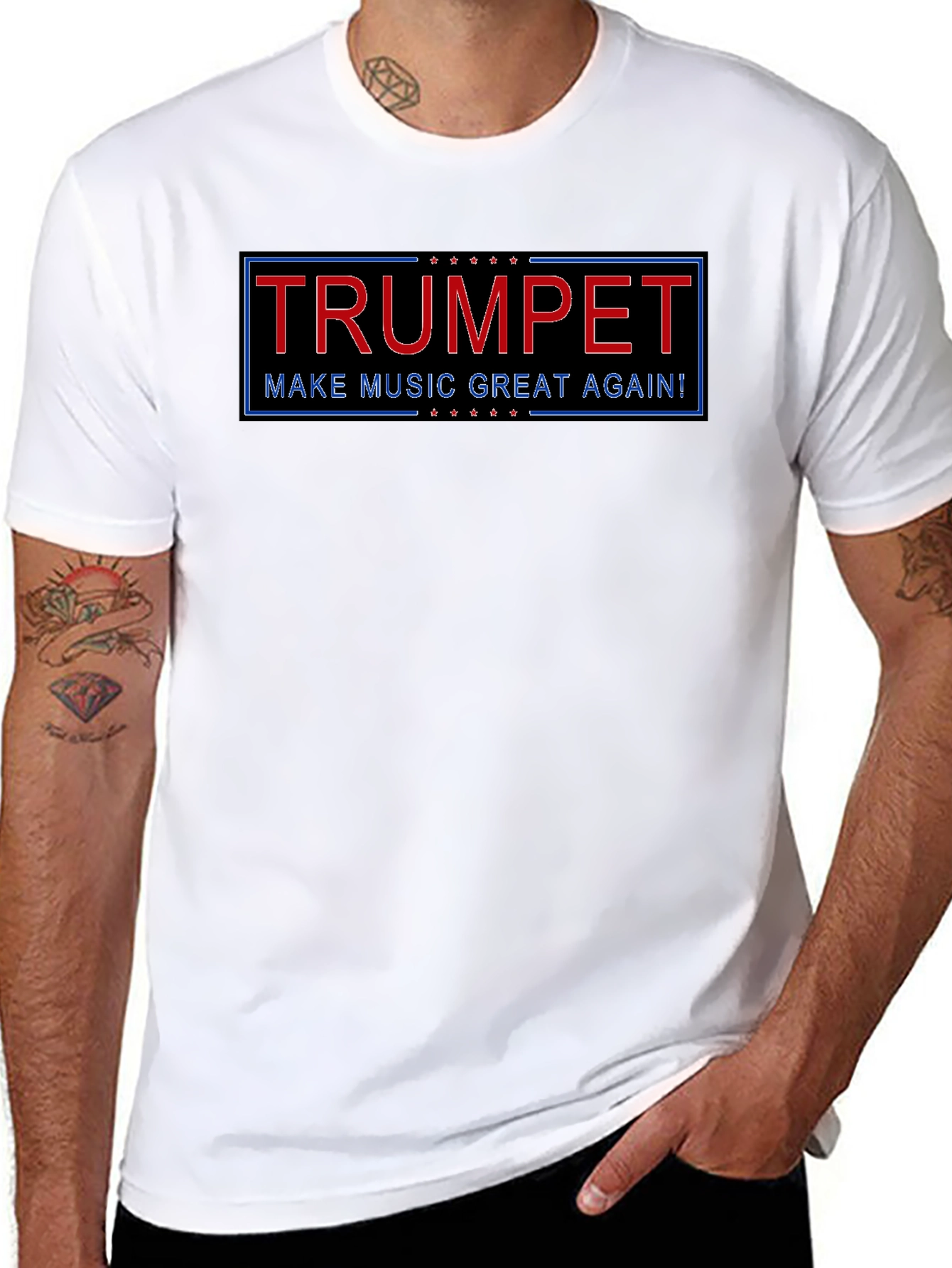 Trumpet Make Music Great Again T-Shirt