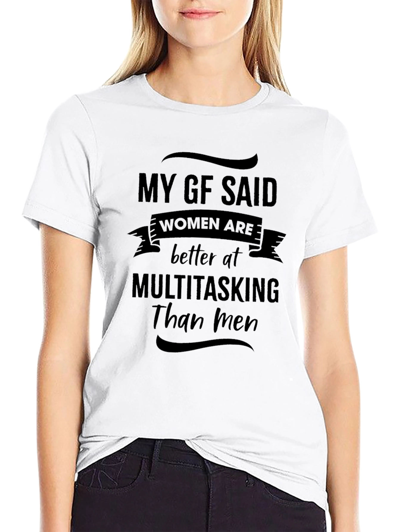 Multitasking Womens Humor Graphic T-Shirt