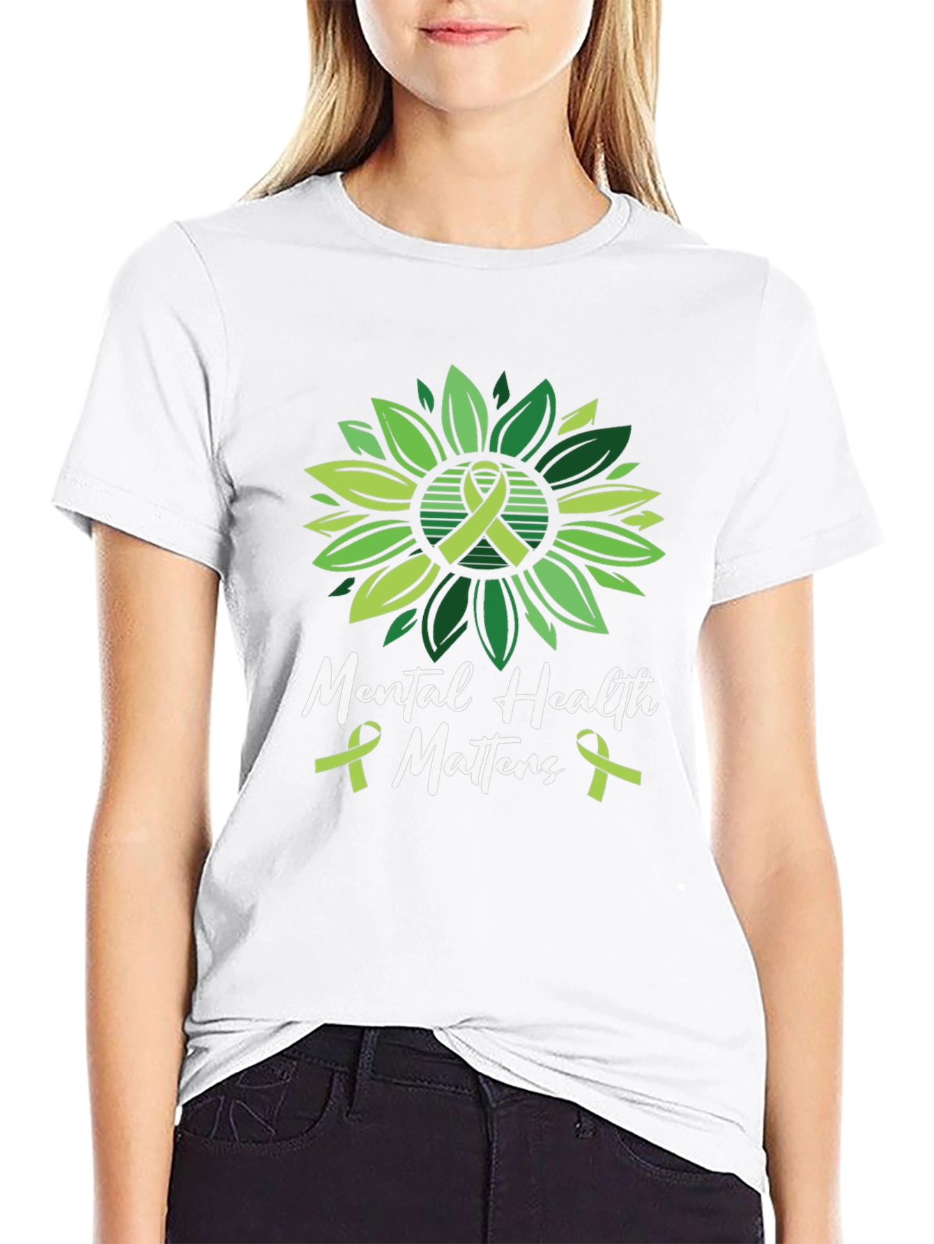 Mental Health Matters Sunflower T-Shirt