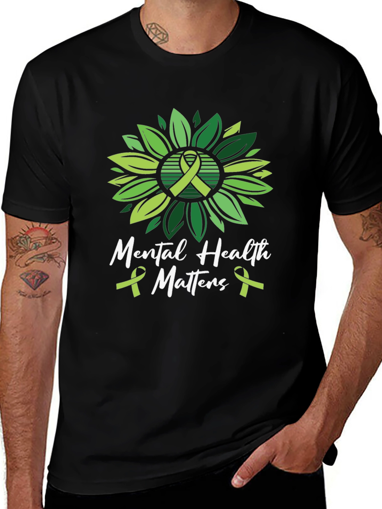 Mental Health Matters Sunflower T-Shirt