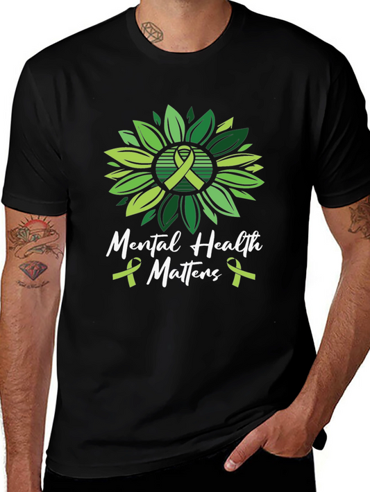 Mental Health Matters Sunflower T-Shirt