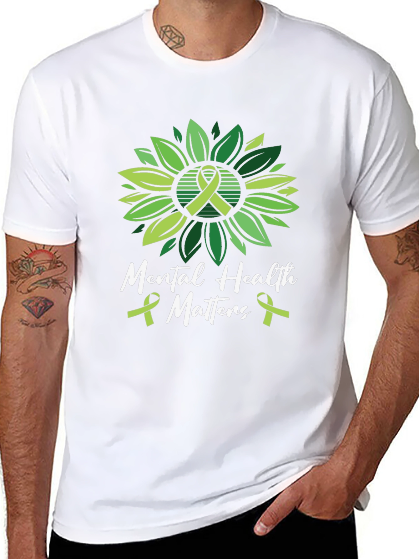 Mental Health Matters Sunflower T-Shirt