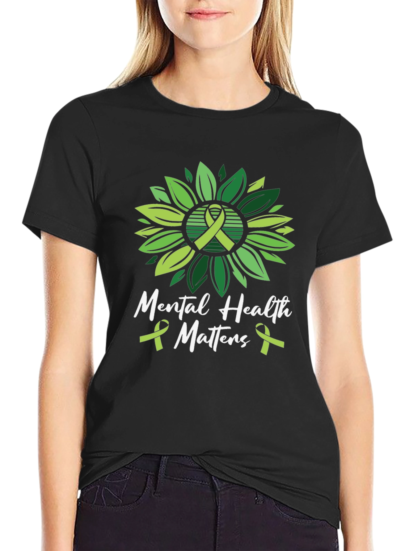 Mental Health Matters Sunflower T-Shirt