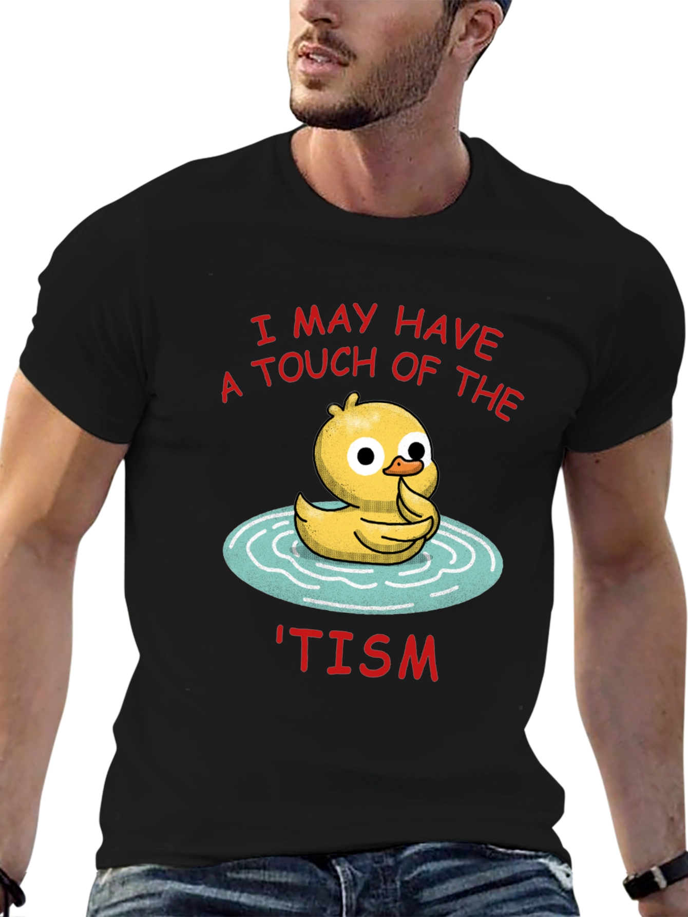 Quirky Tism Duck Graphic Tee