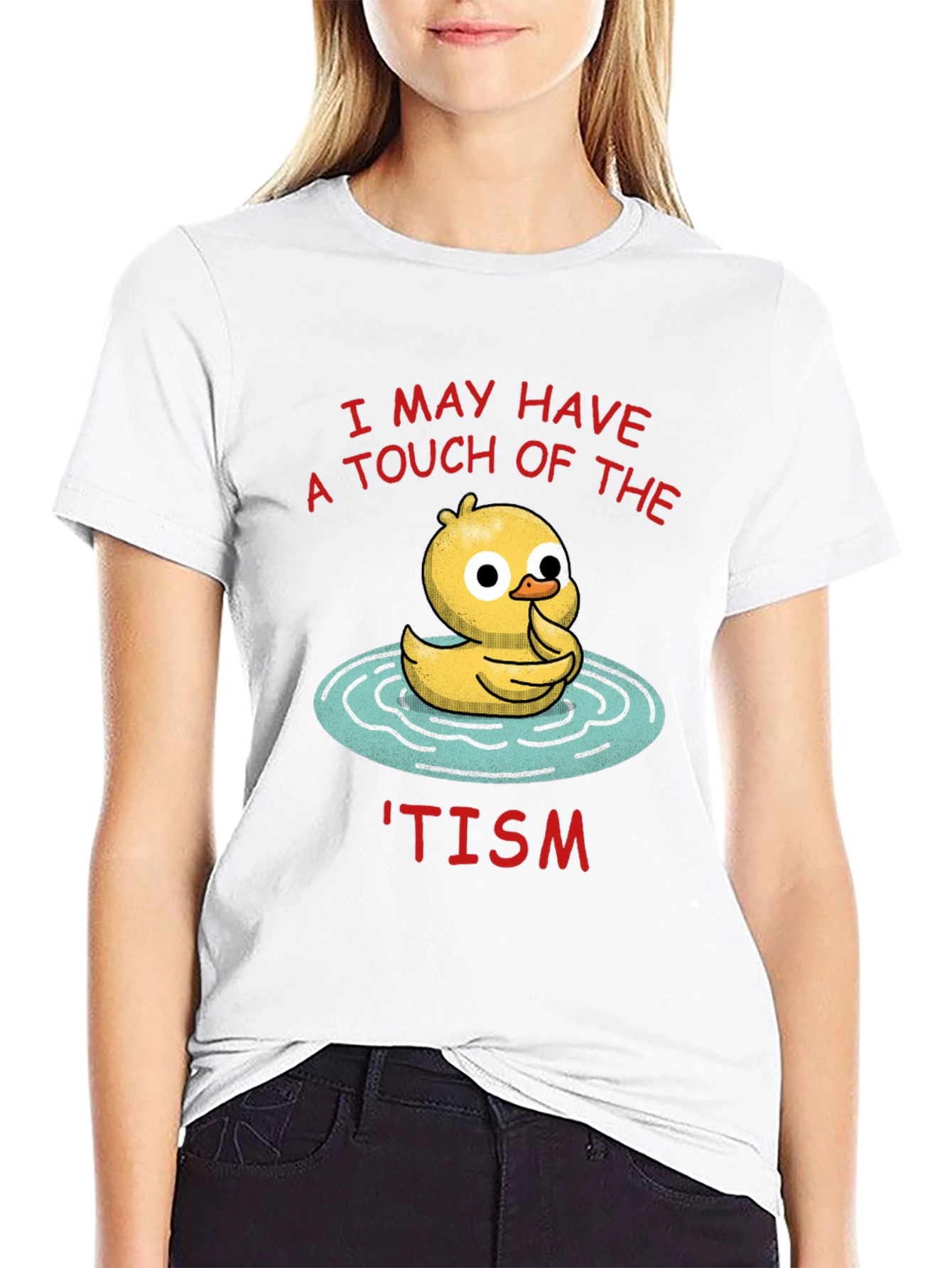Quirky Tism Duck Graphic Tee