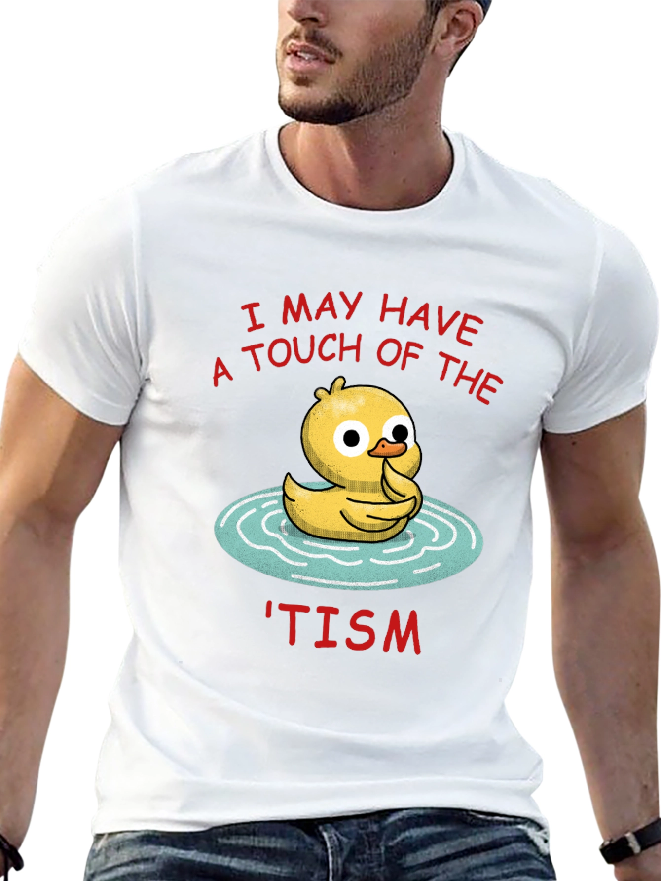 Quirky Tism Duck Graphic Tee