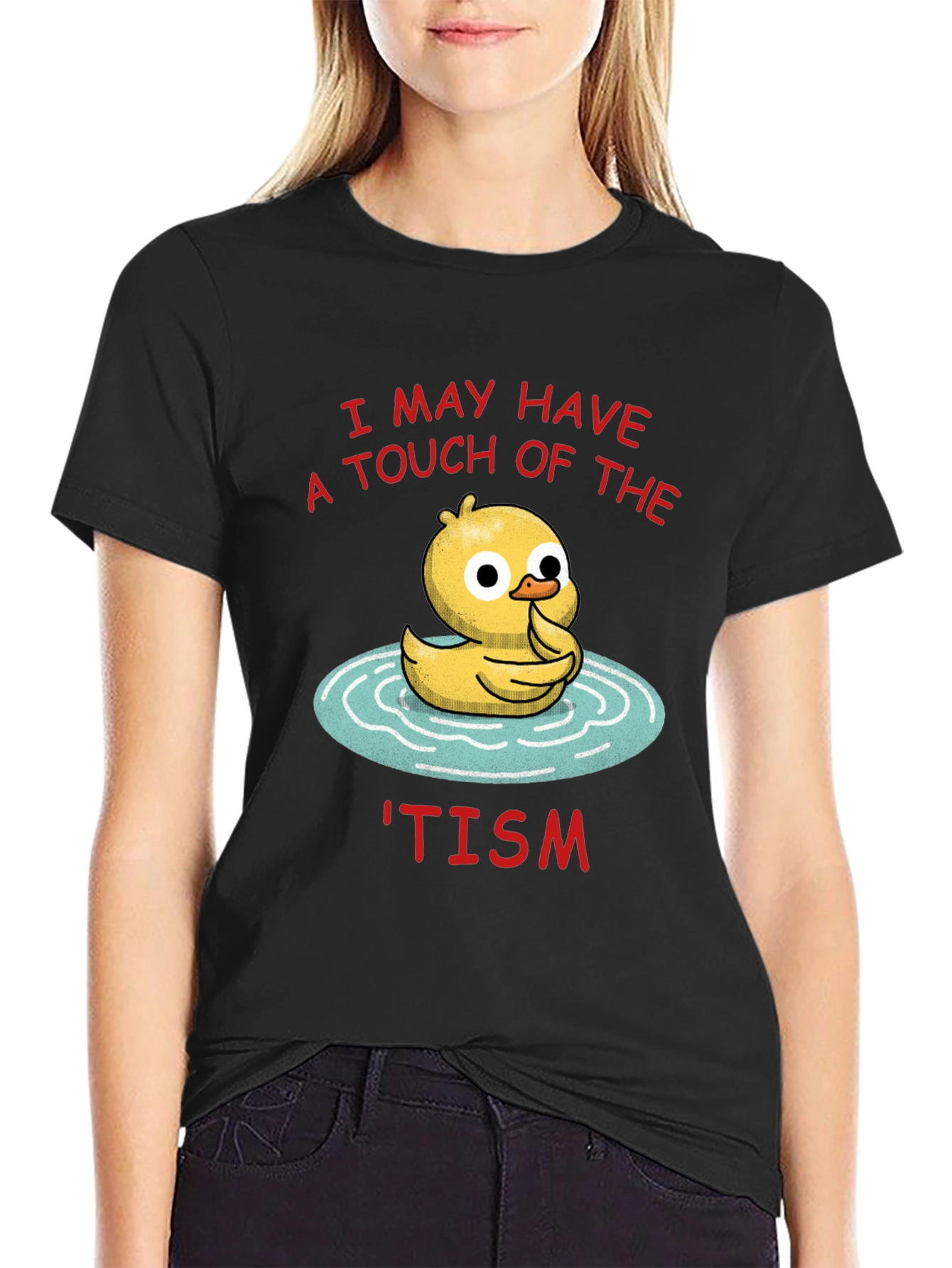 Quirky Tism Duck Graphic Tee
