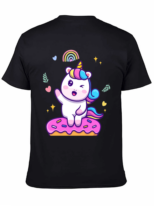 Unicorn Donut T-Shirt - Cute Graphic Tee