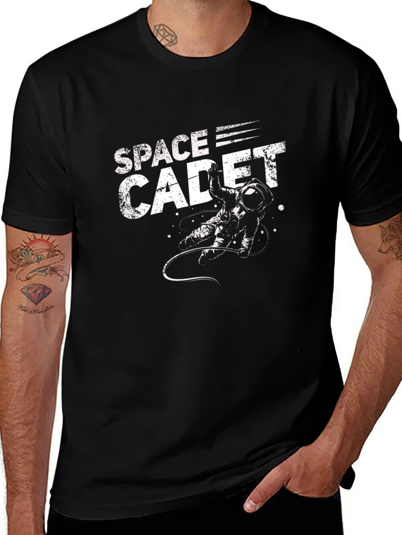 Space Cadet Graphic Tee - Astronaut Design