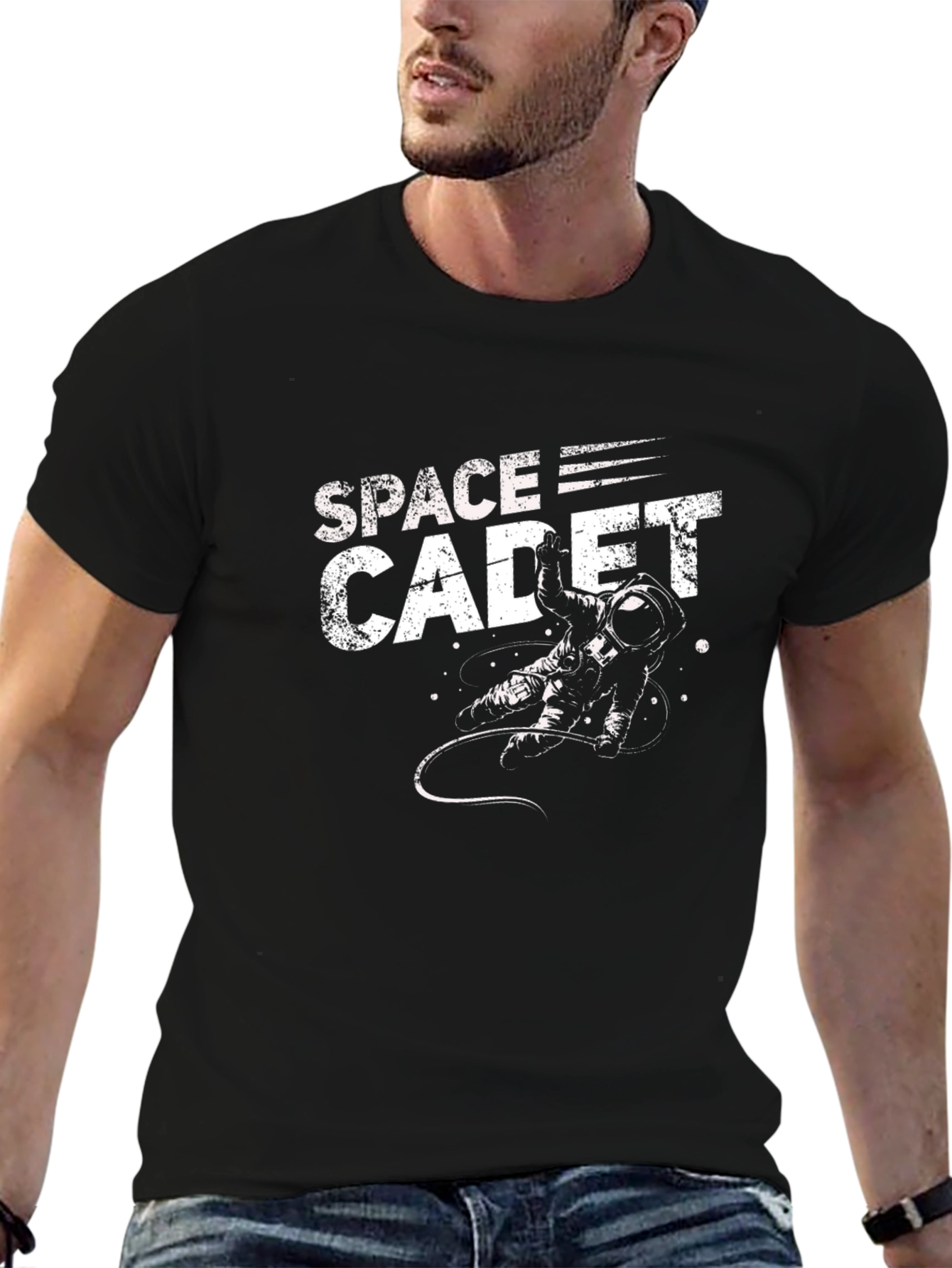 Space Cadet Graphic Tee - Astronaut Design