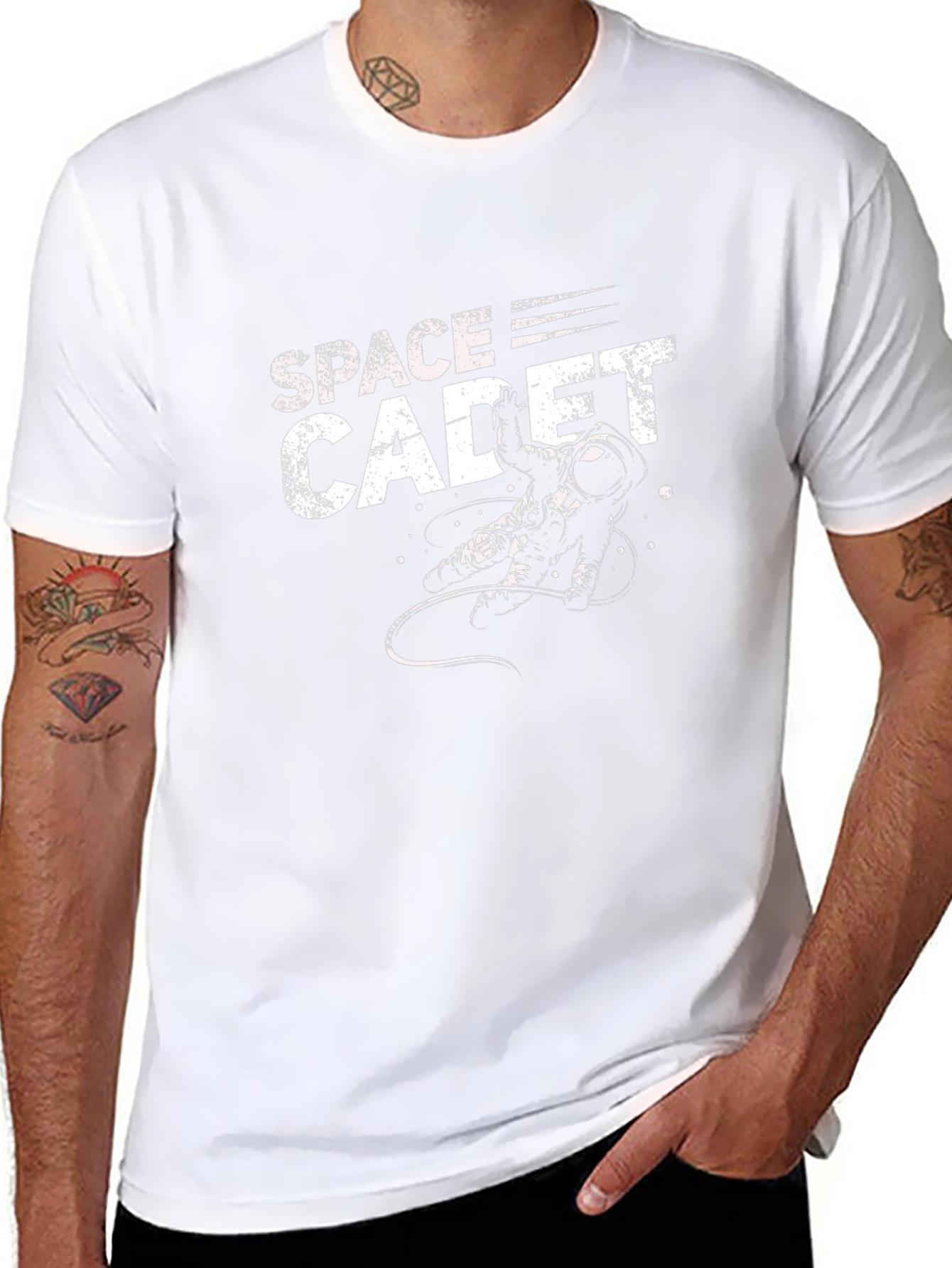 Space Cadet Graphic Tee - Astronaut Design