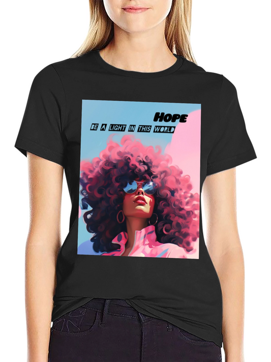 Hope Graphic Tee: Be a Light in This World
