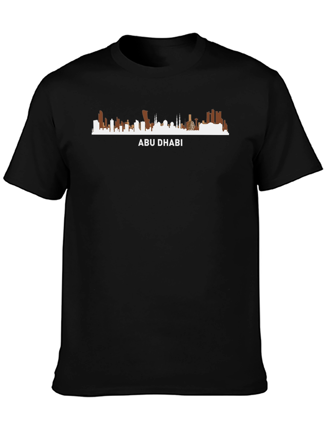 Abu Dhabi Skyline T-Shirt - Cityscape Graphic Tee