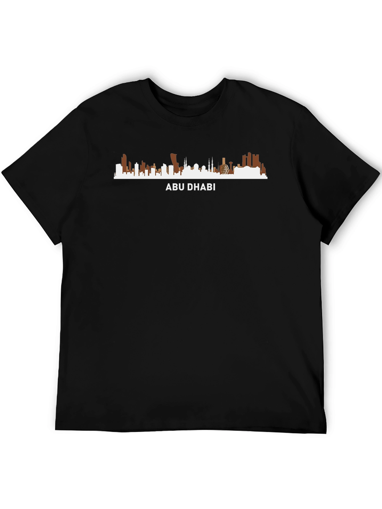 Abu Dhabi Skyline T-Shirt - Cityscape Graphic Tee