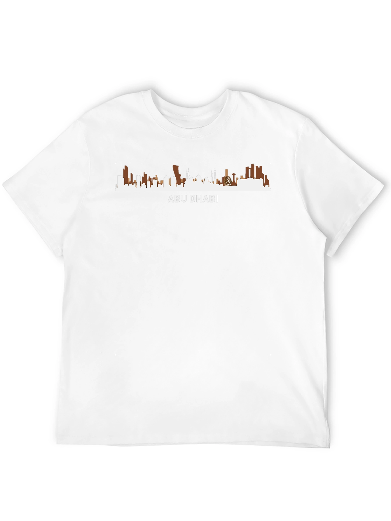 Abu Dhabi Skyline T-Shirt - Cityscape Graphic Tee