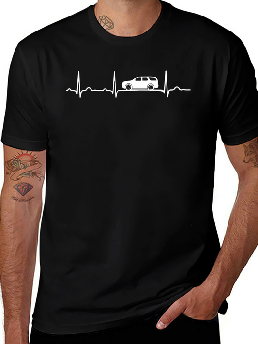 Car Heartbeat T-Shirt - Auto Enthusiast Tee