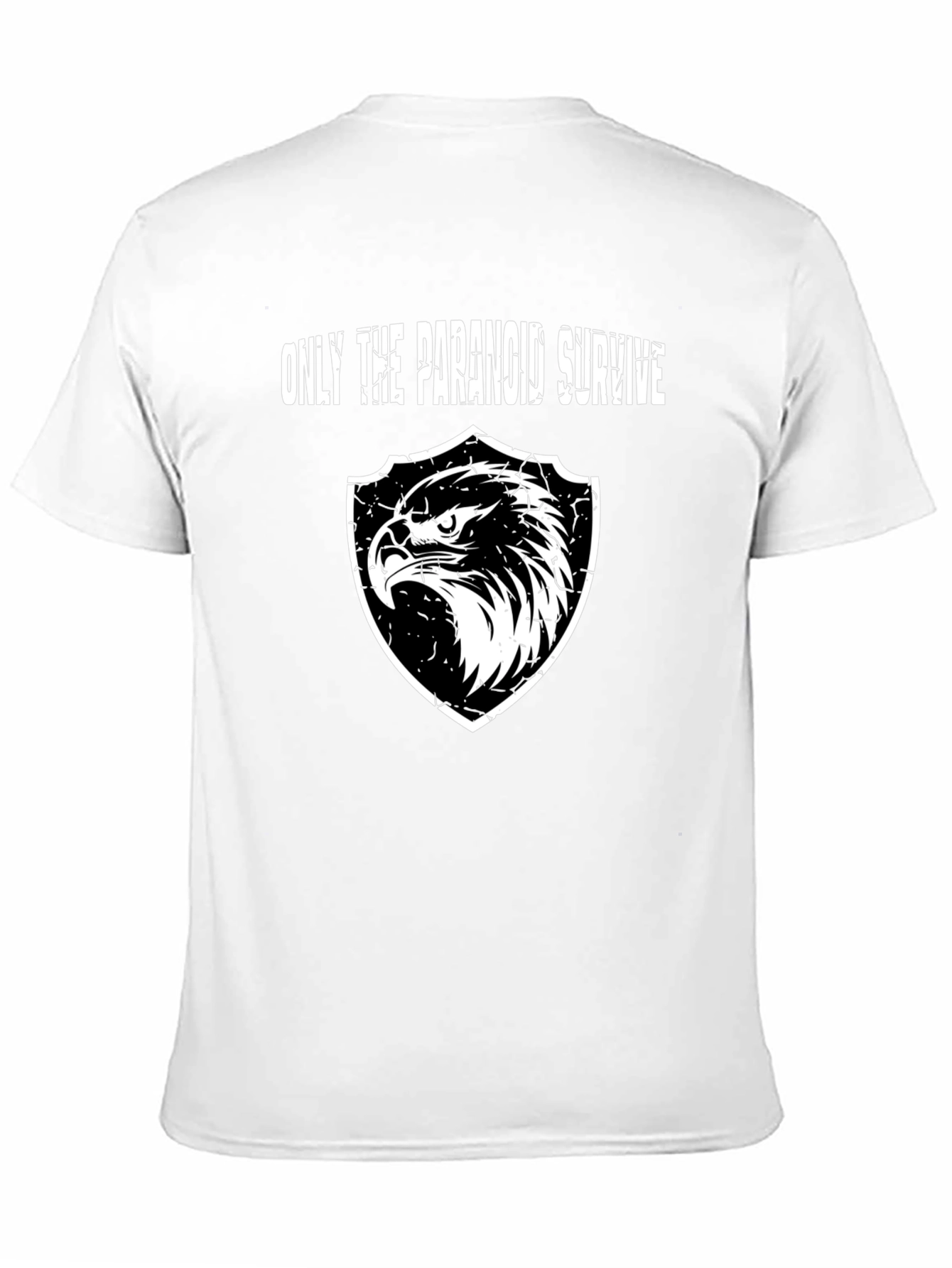 Paranoid Survive Eagle Graphic Black T-Shirt