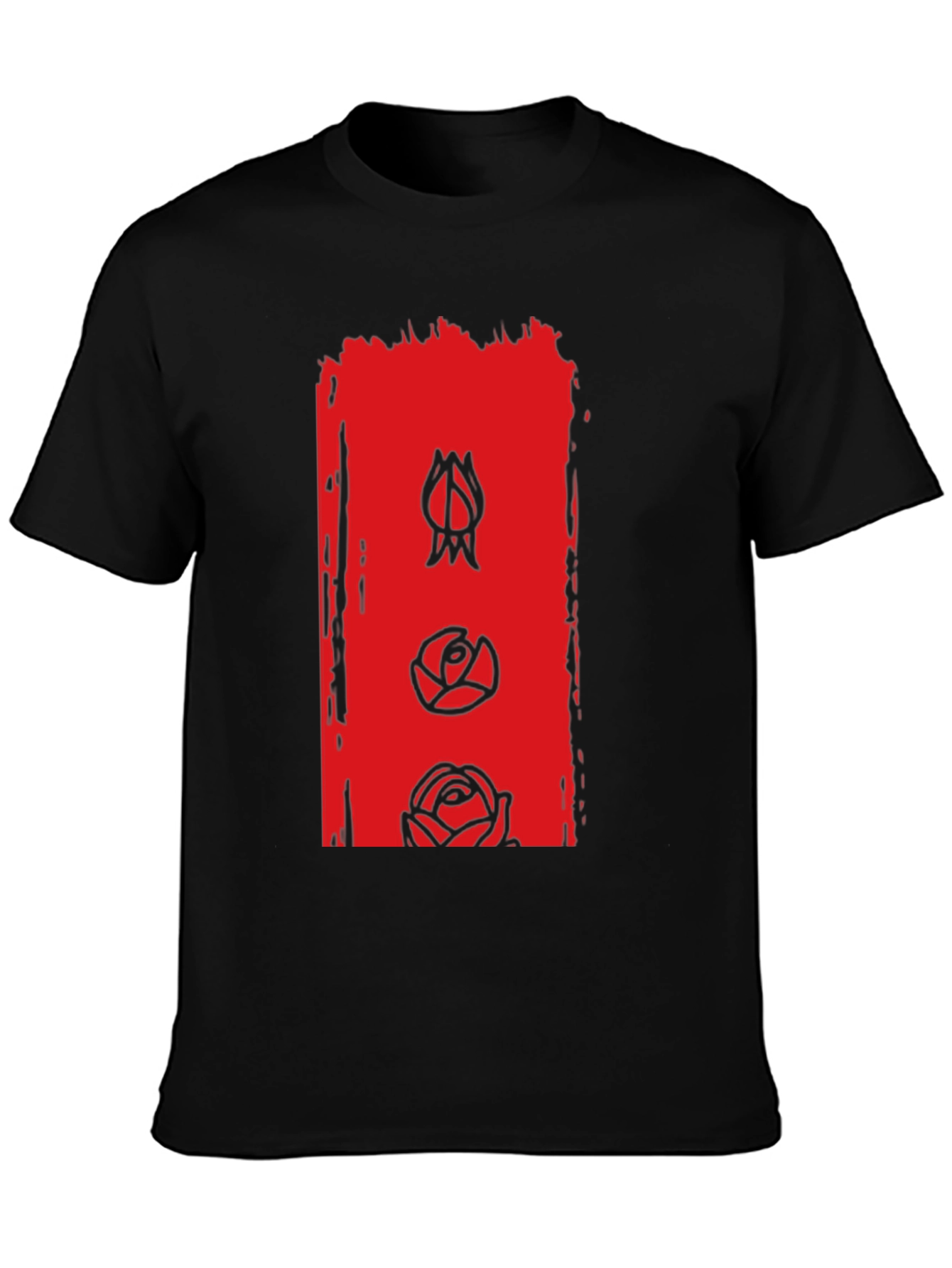 Floral Evolution Graphic Tee - Modern Mens T-Shirt