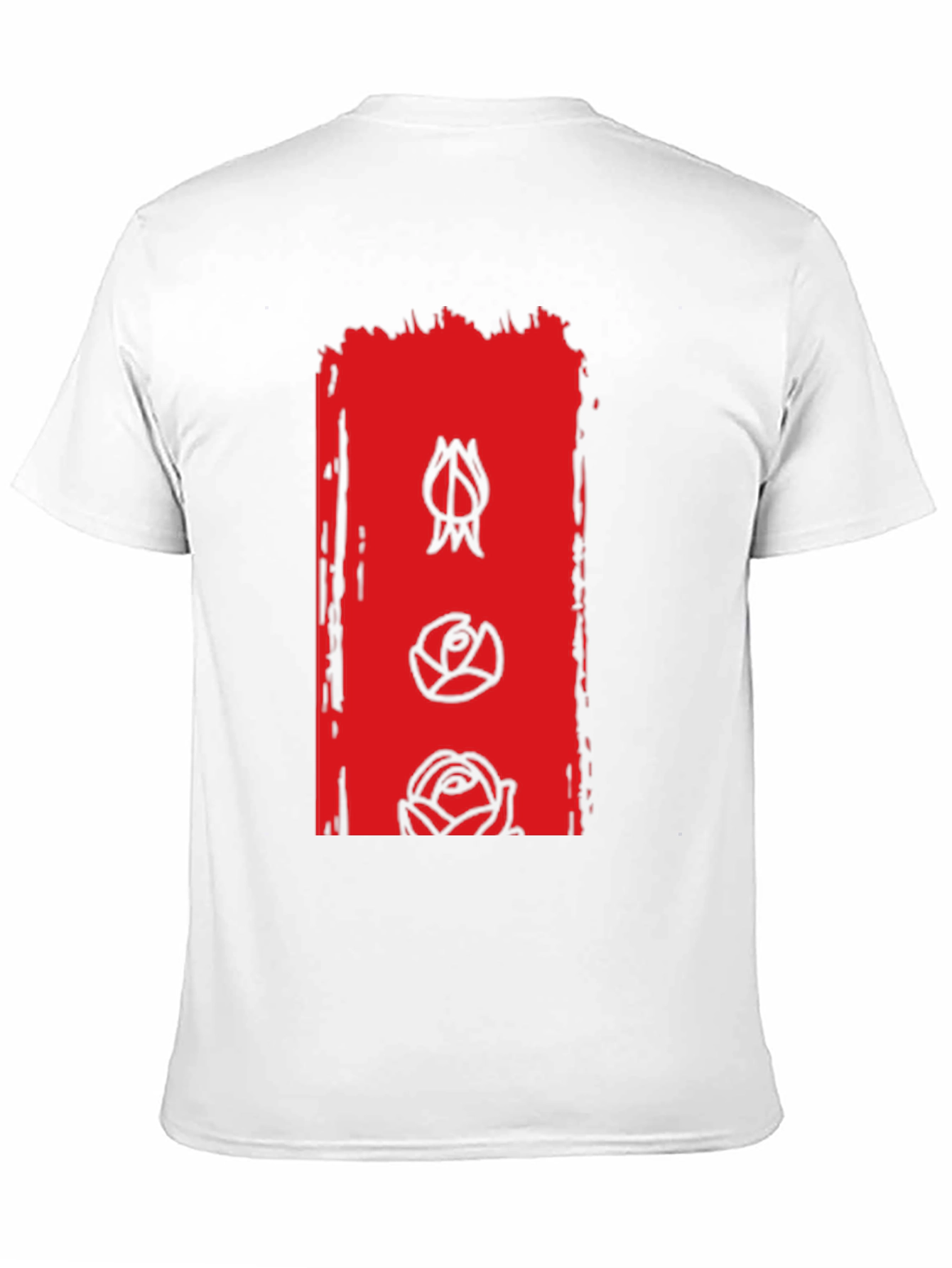Floral Evolution Graphic Tee - Modern Mens T-Shirt