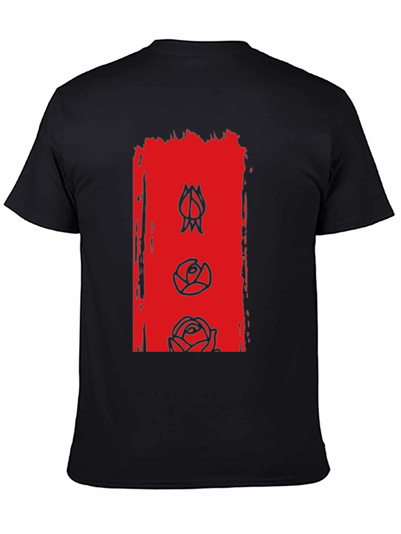 Floral Evolution Graphic Tee - Modern Mens T-Shirt