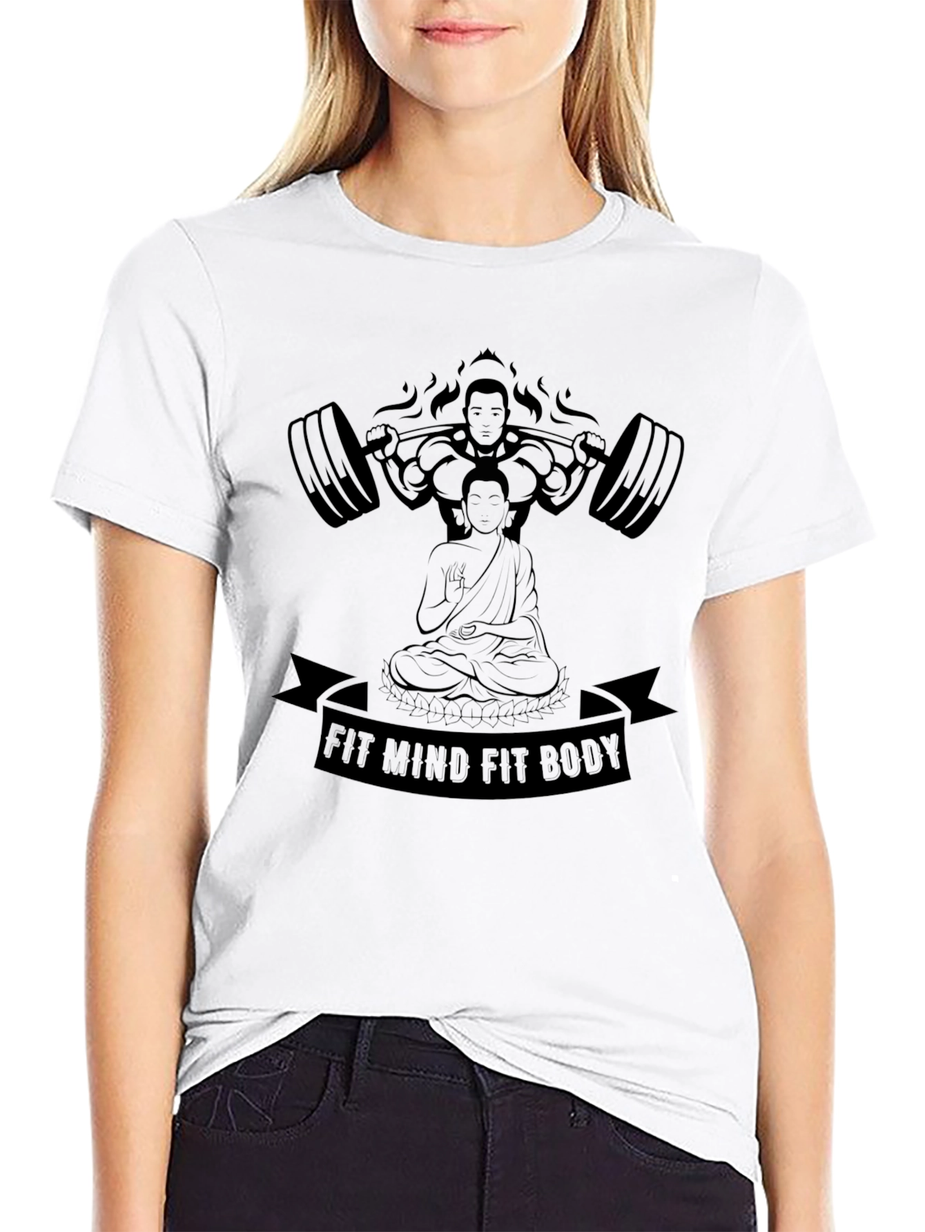 Fit Mind Fit Body Graphic T-Shirt