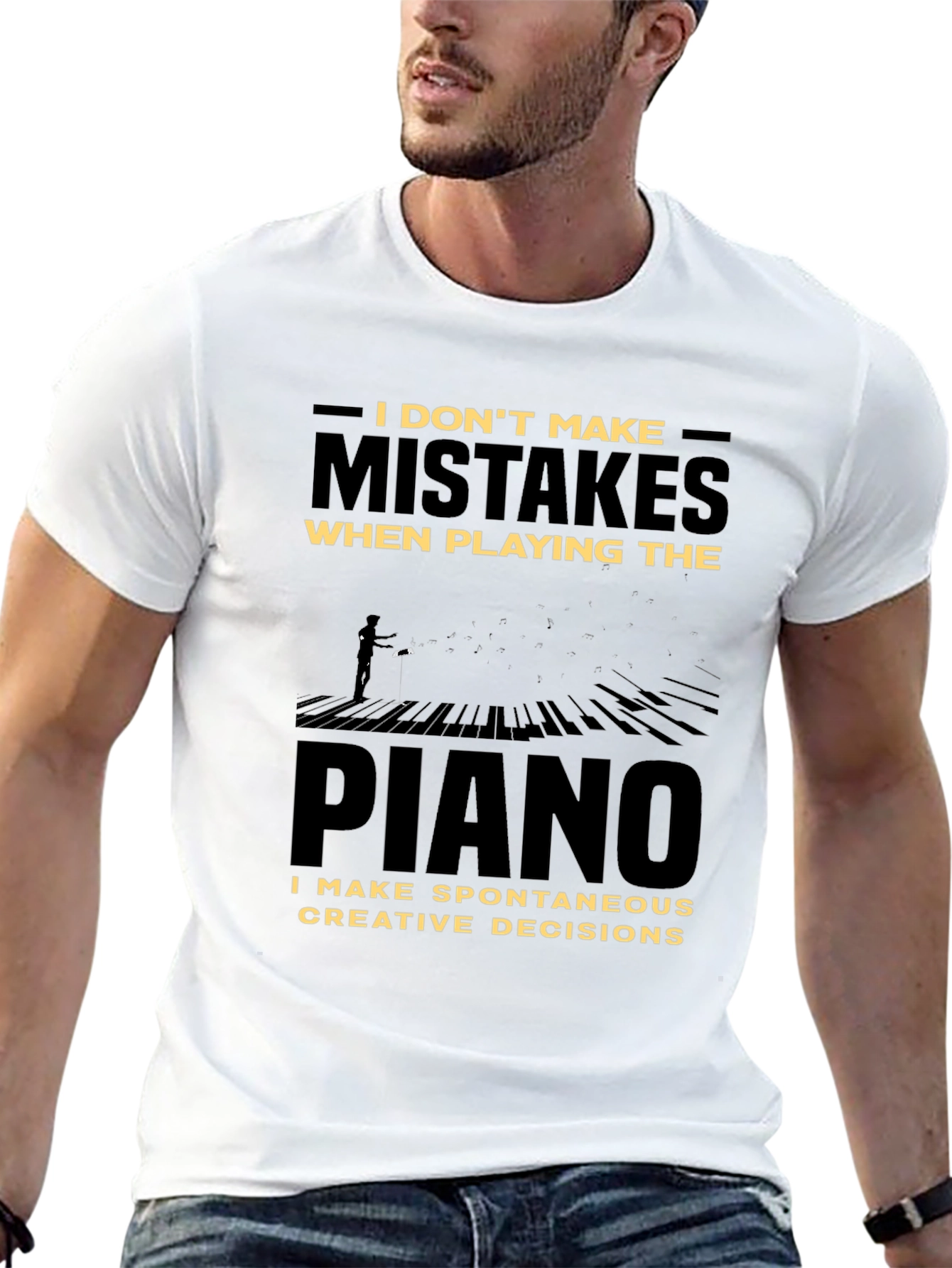 Piano Player Funny Musician T-Shirt
