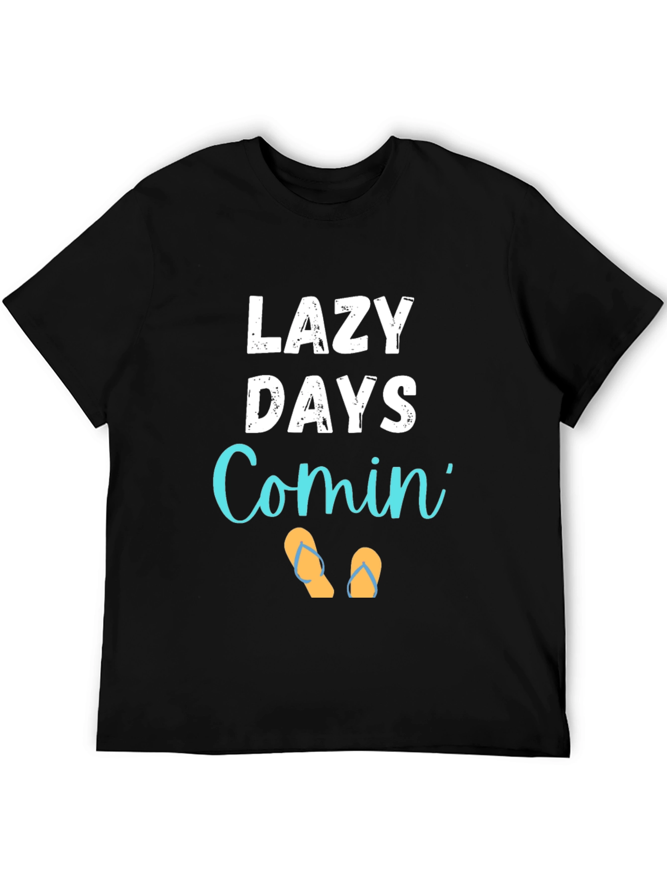 Lazy Days Comin Graphic Tee - Summer Vibes