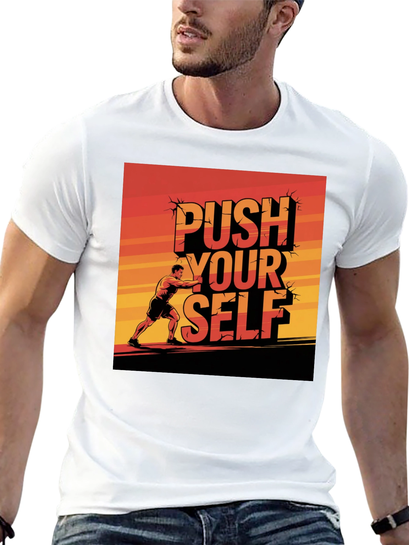 Push Yourself Graphic Tee