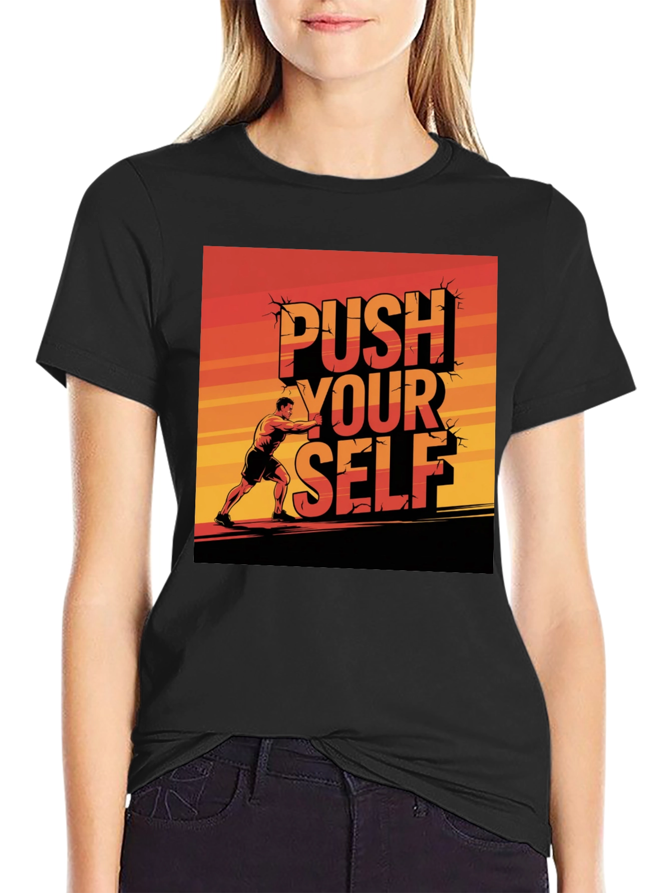 Push Yourself Graphic Tee
