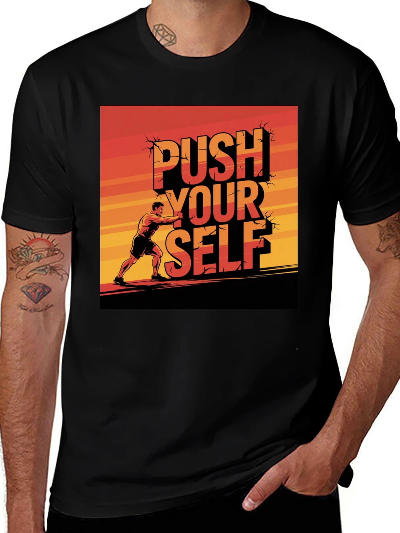 Push Yourself Graphic Tee