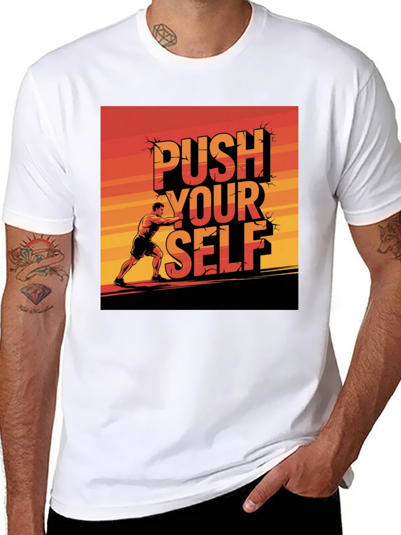 Push Yourself Graphic Tee