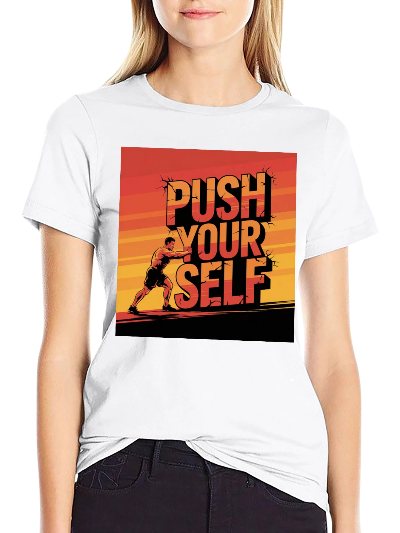 Push Yourself Graphic Tee