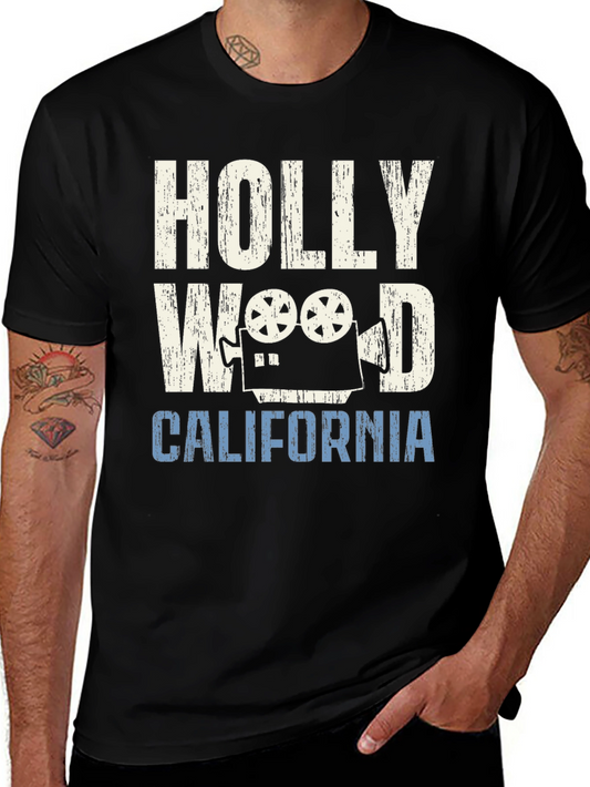 Hollywood California Graphic T-Shirt