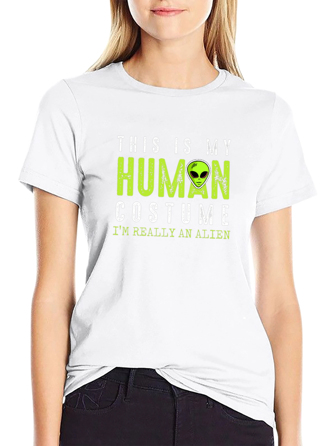 This Is My Human Costume Alien T-Shirt