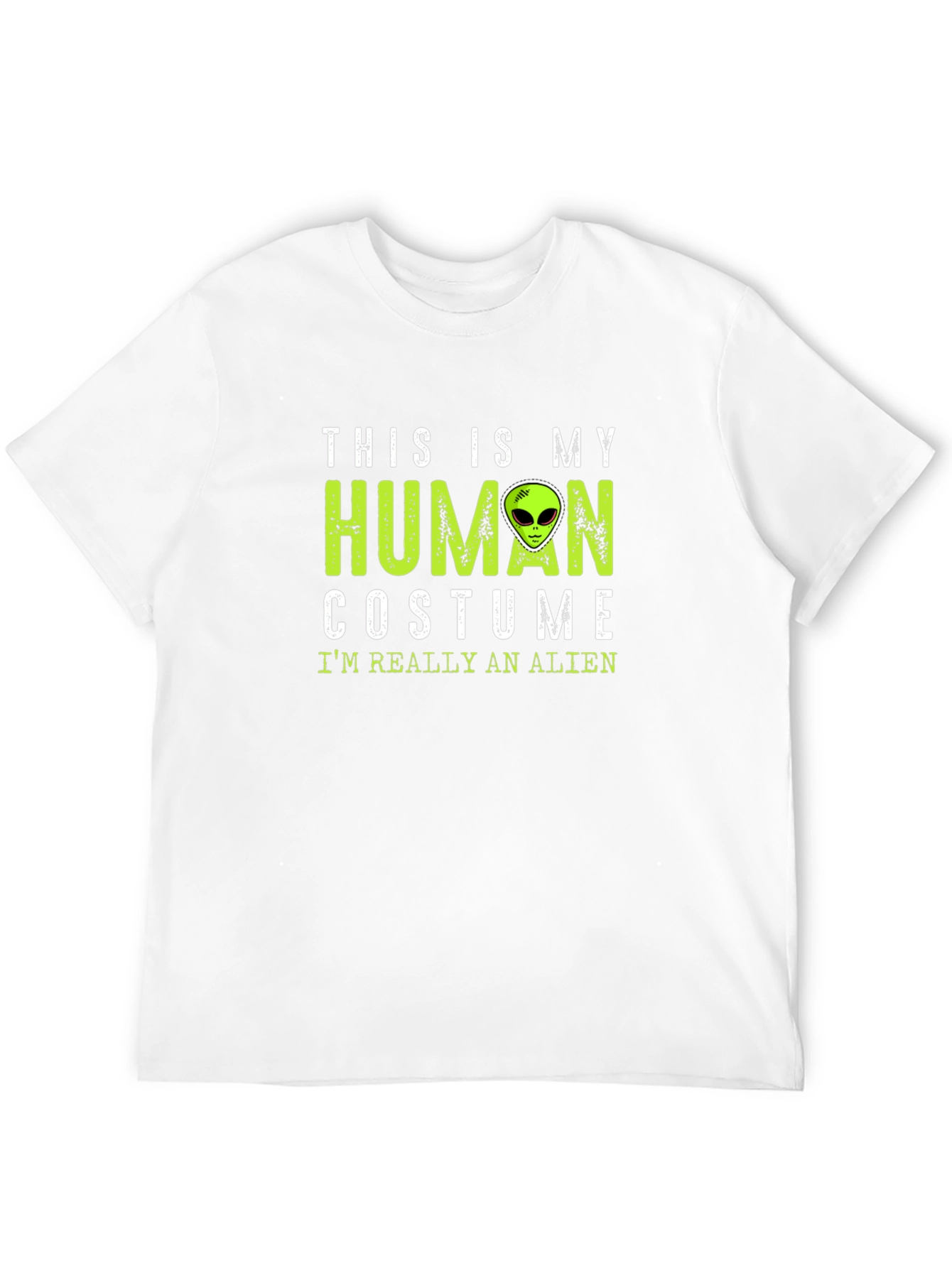 This Is My Human Costume Alien T-Shirt
