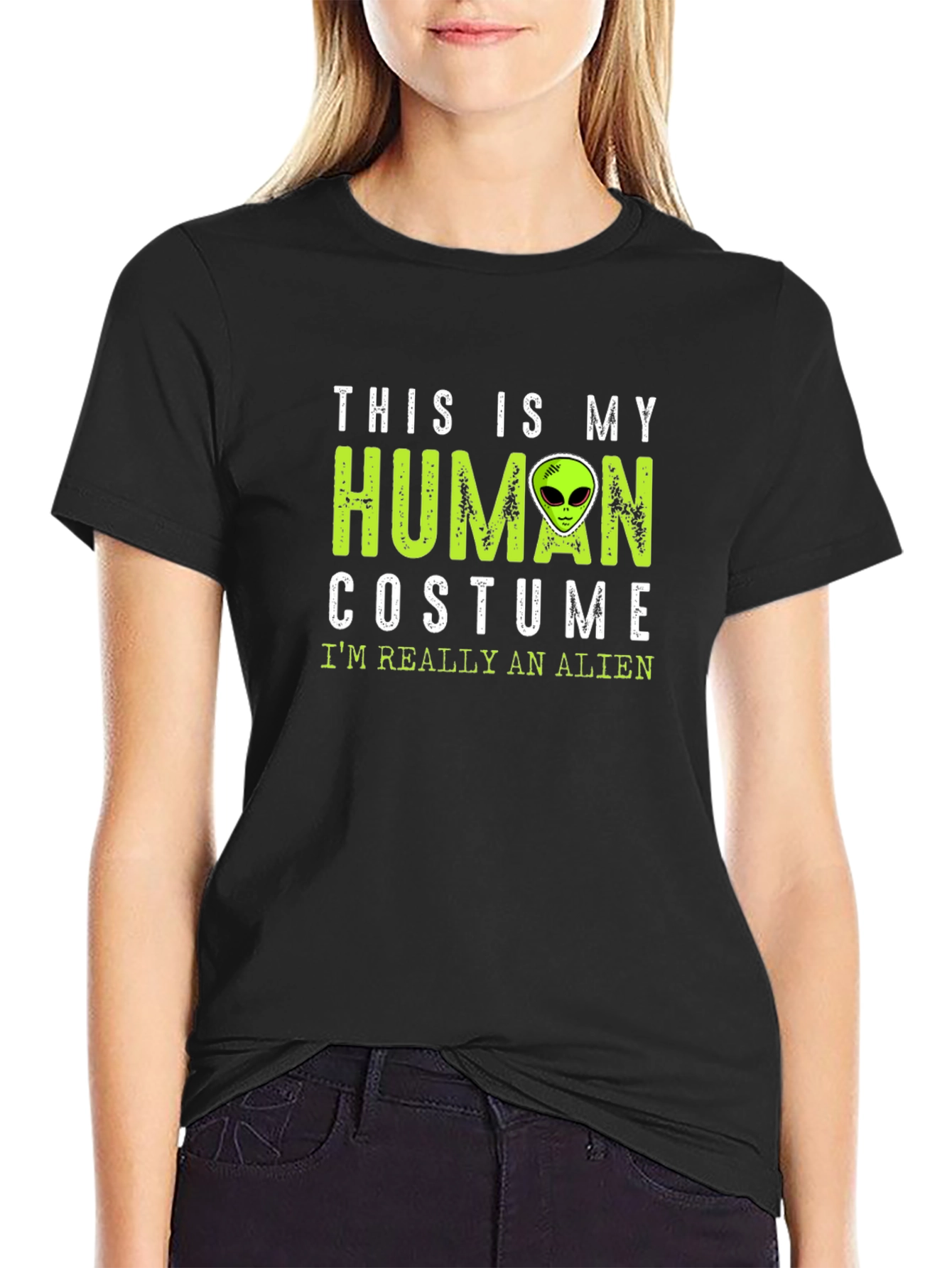 This Is My Human Costume Alien T-Shirt