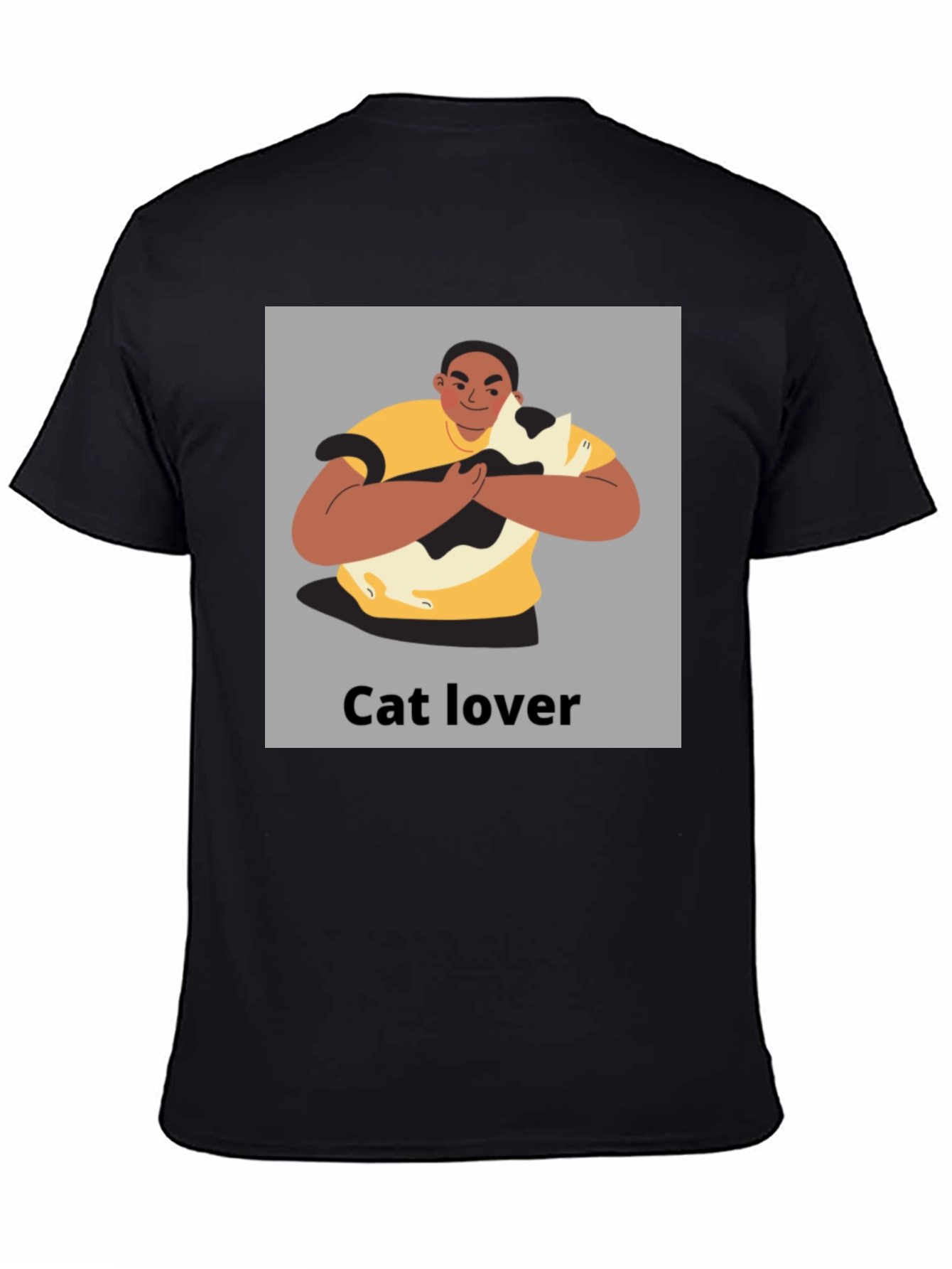 Cat Lover Graphic Tee - Unisex Black T-Shirt