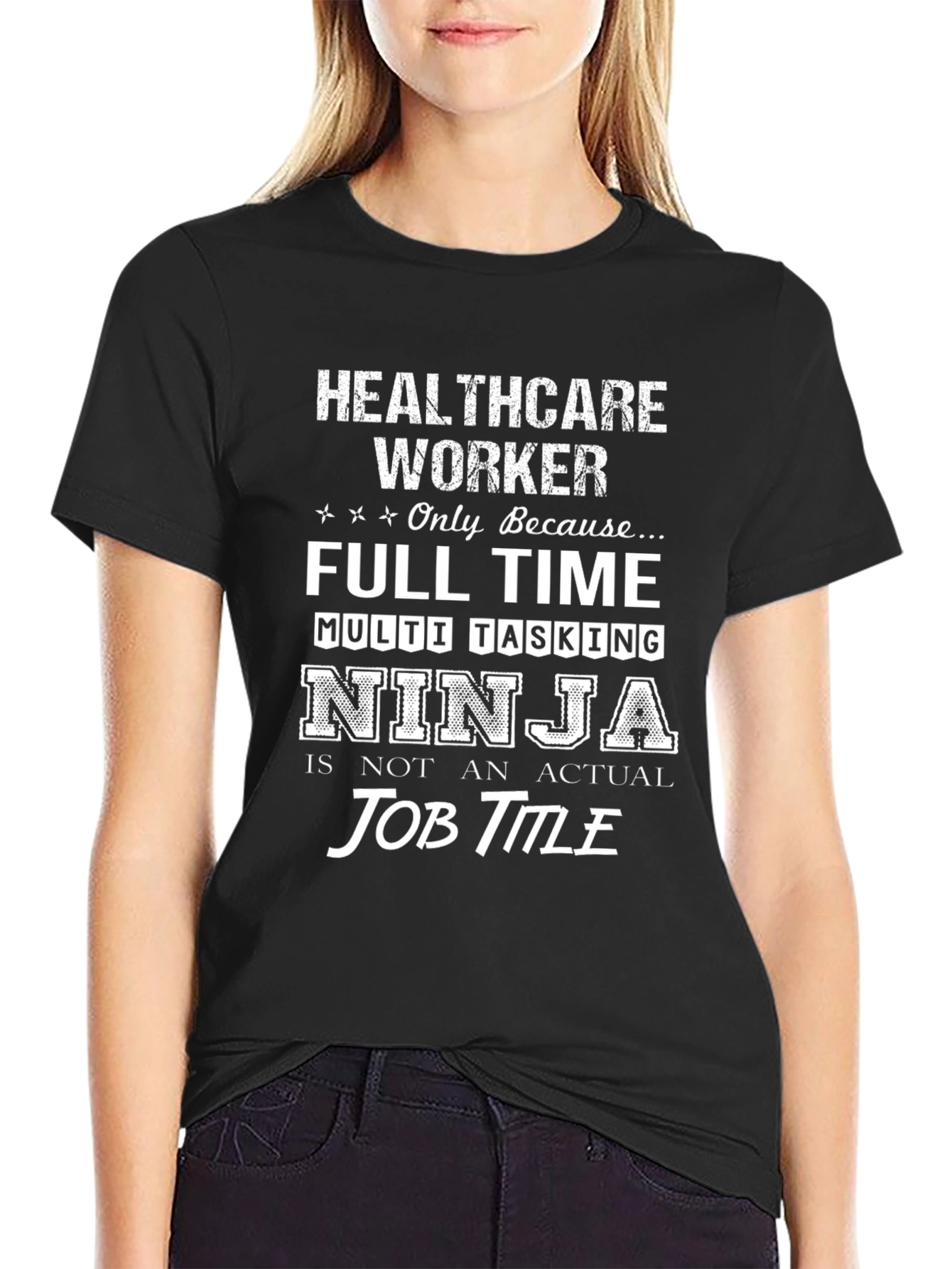 Healthcare Worker Ninja T-Shirt