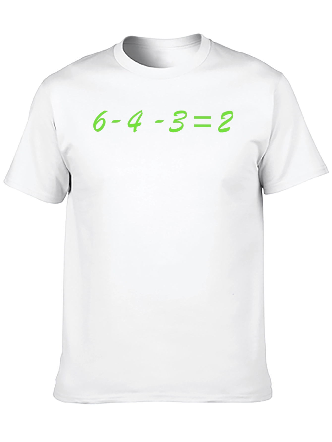 6-4-3=2 Funny Baseball T-Shirt