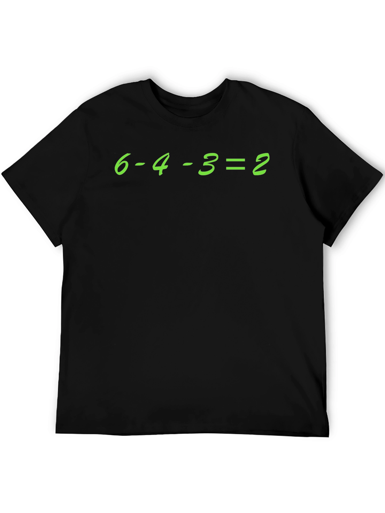 6-4-3=2 Funny Baseball T-Shirt