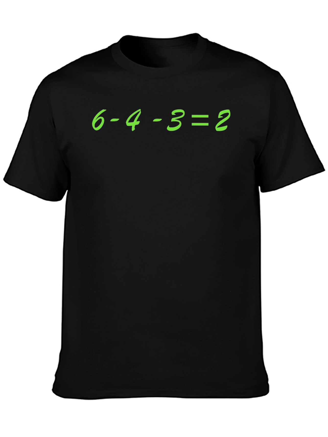 6-4-3=2 Funny Baseball T-Shirt