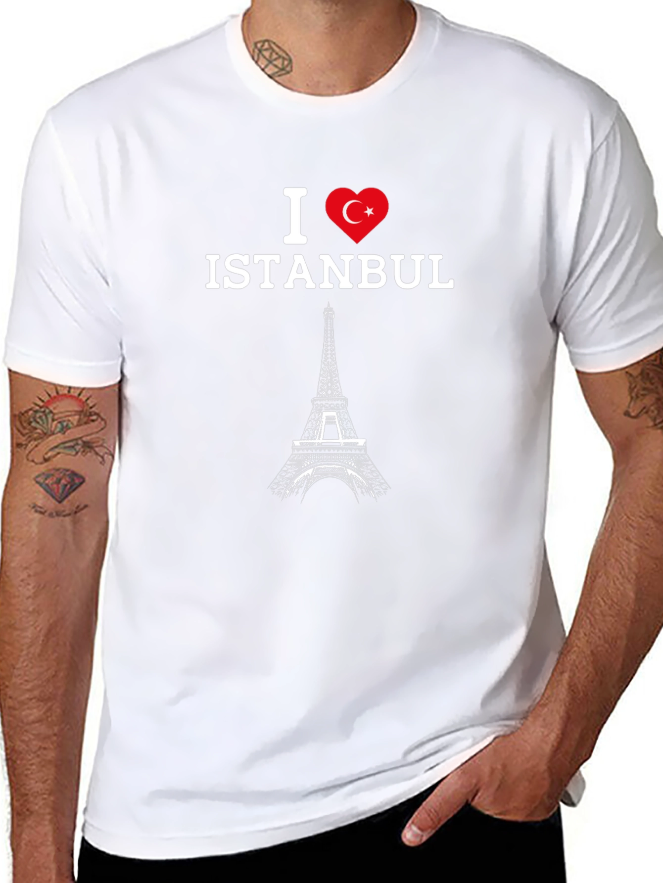 I Love Istanbul Black T-Shirt