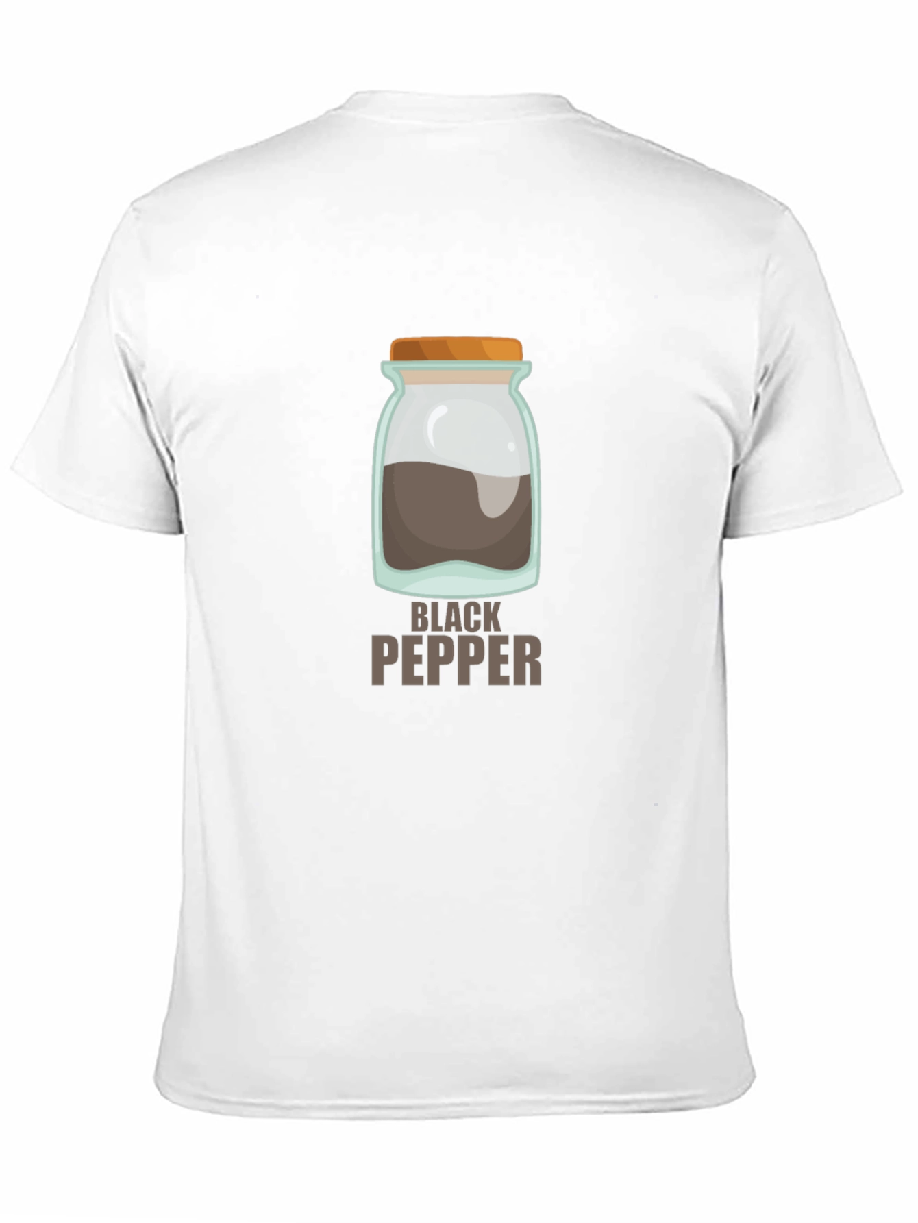 Black Pepper Jar T-Shirt - Novelty Culinary Tee