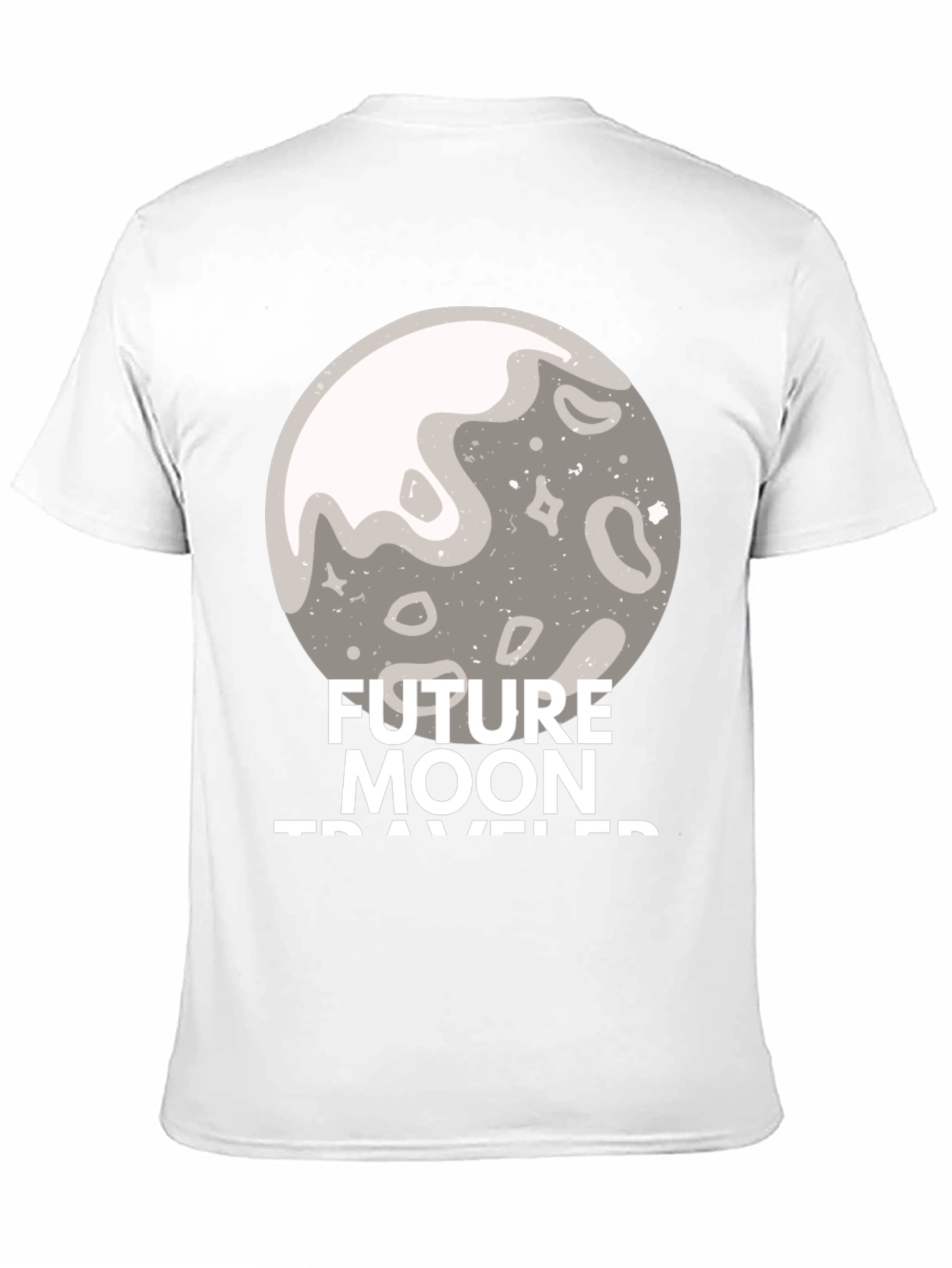 Future Moon Traveler Graphic Tee - Black