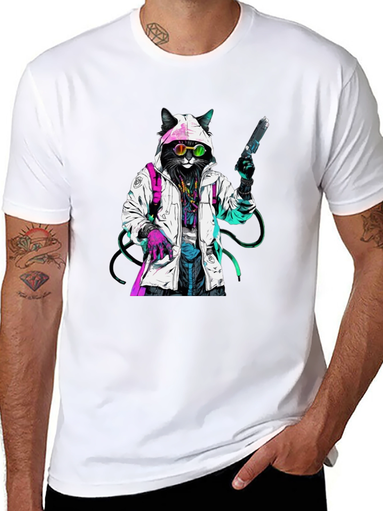 Cyberpunk Cat T-Shirt