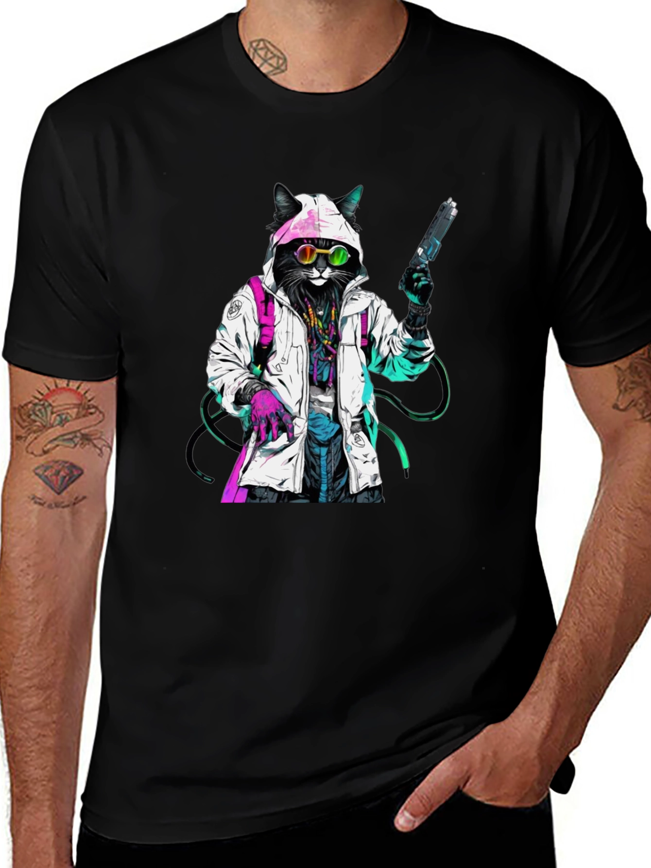 Cyberpunk Cat T-Shirt
