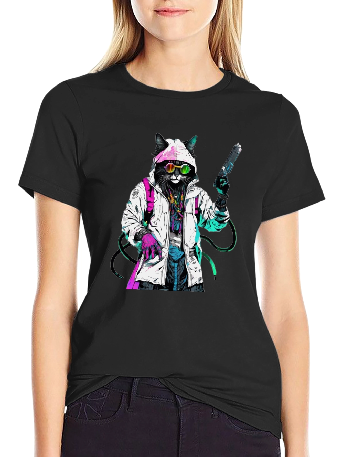 Cyberpunk Cat T-Shirt