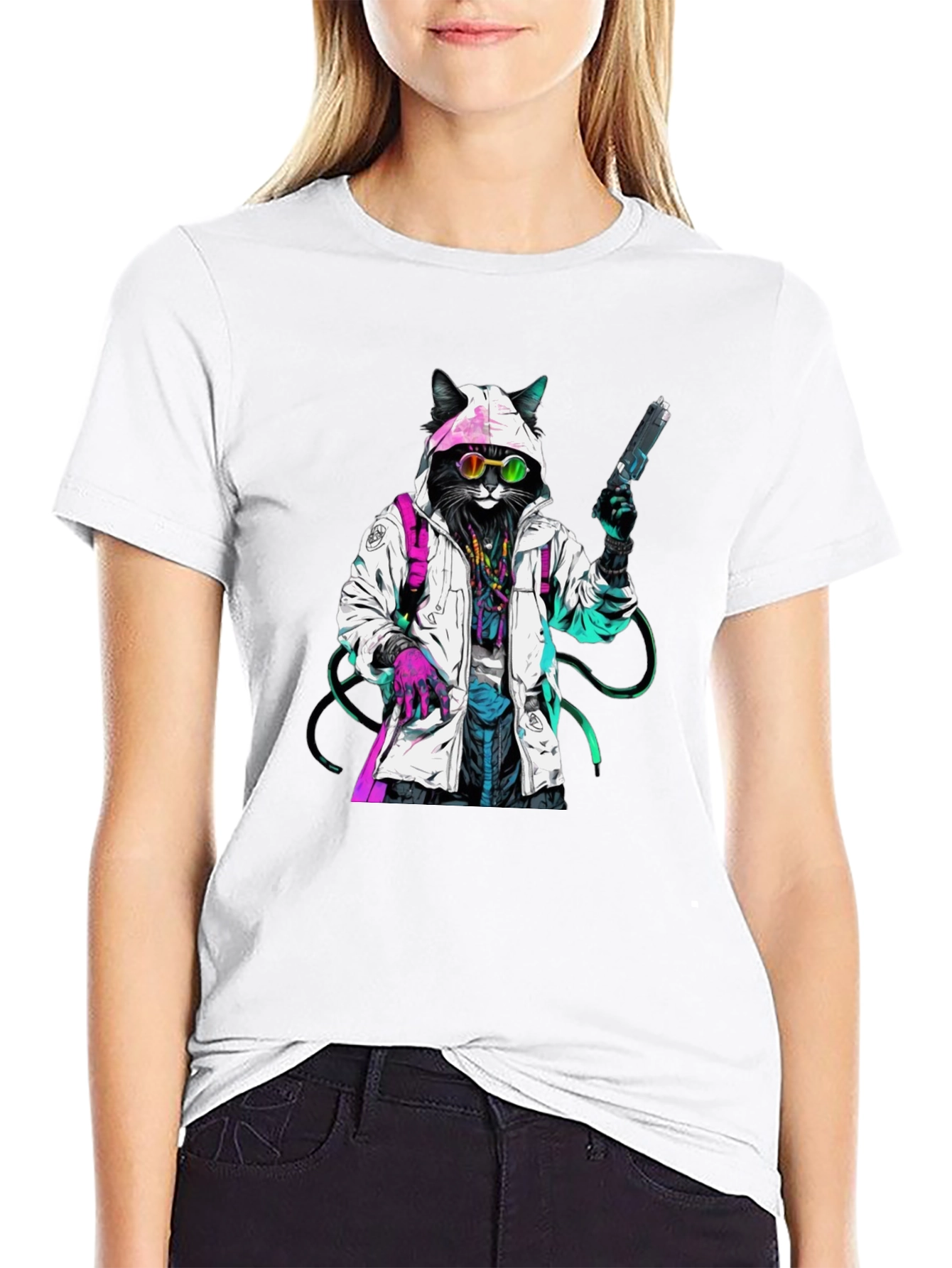 Cyberpunk Cat T-Shirt