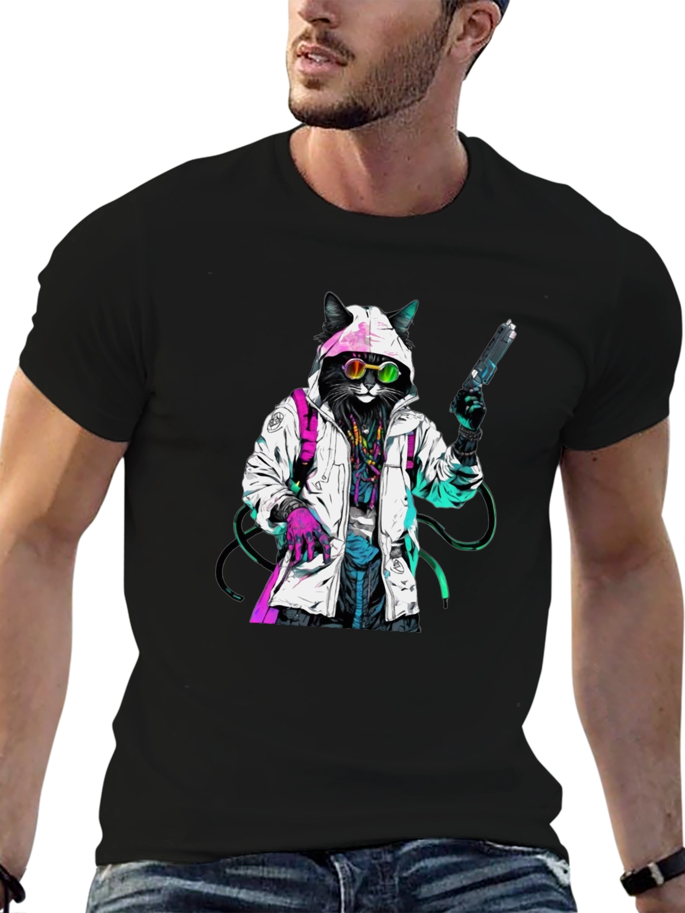 Cyberpunk Cat T-Shirt