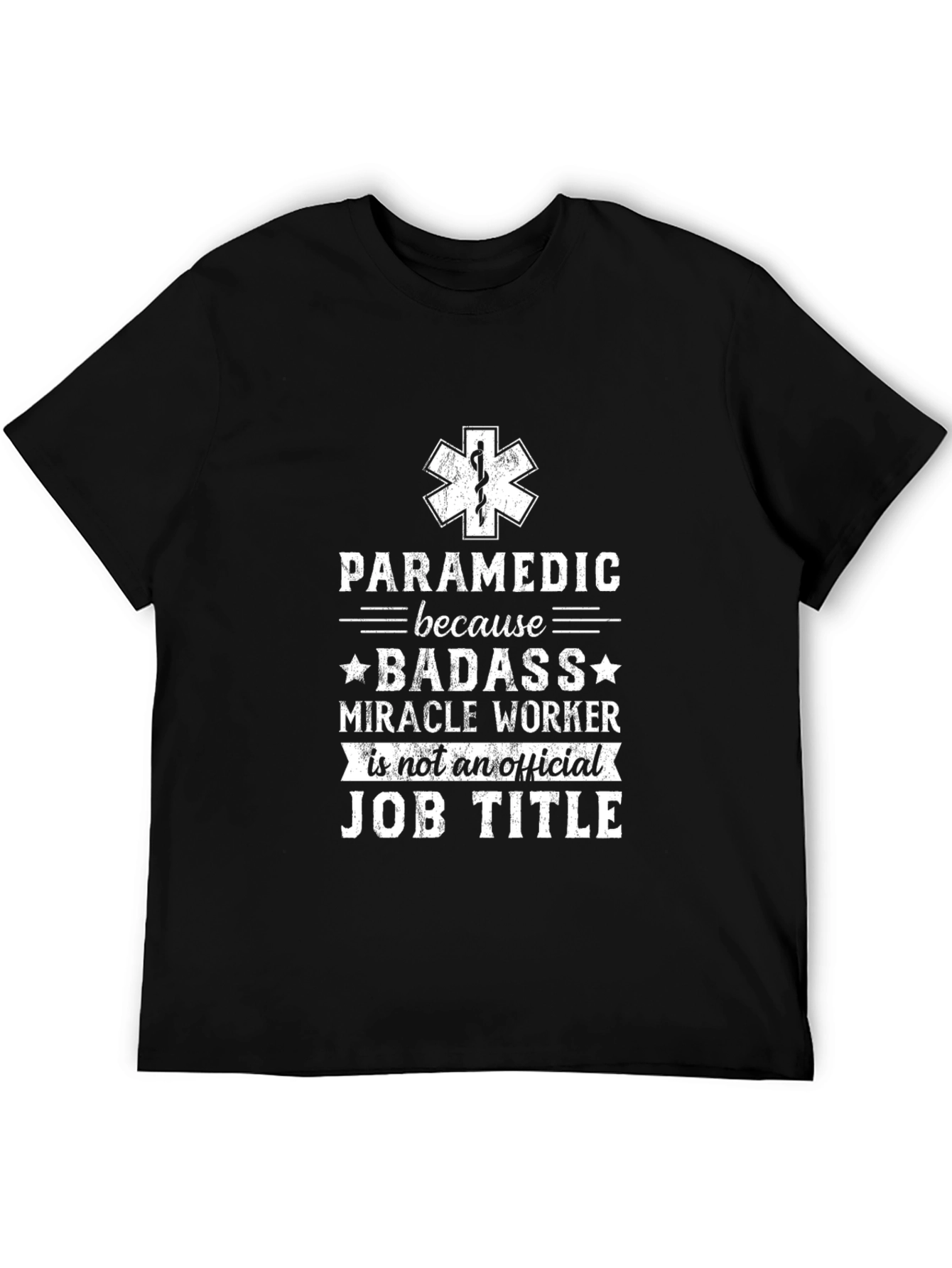 Paramedic Badass Job Title T-Shirt
